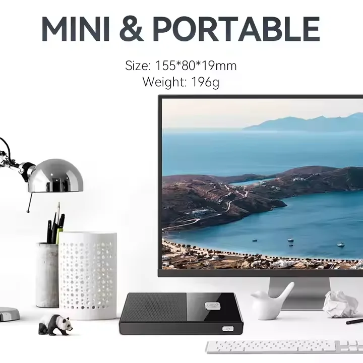 كمبيوتر BEBEPC-Mini PC ، Intel N100 ، N200 ، wi-fi 6 ، 4K ، 60Hz ، PCIE3.0 ، NVME ، الذكاء ، 5G ، BT5.2 ، أوبونتو ، لينكس ، ويندوز 11