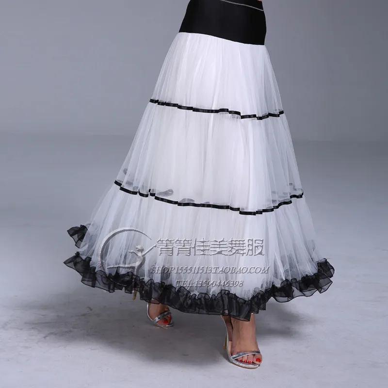 

Новая модель юбки для современных танцев 2026 года, юбка для квадратных танцев, юбка для вальса, юбка для бальных танцев, юбка для национальных стандартных танцев Q001