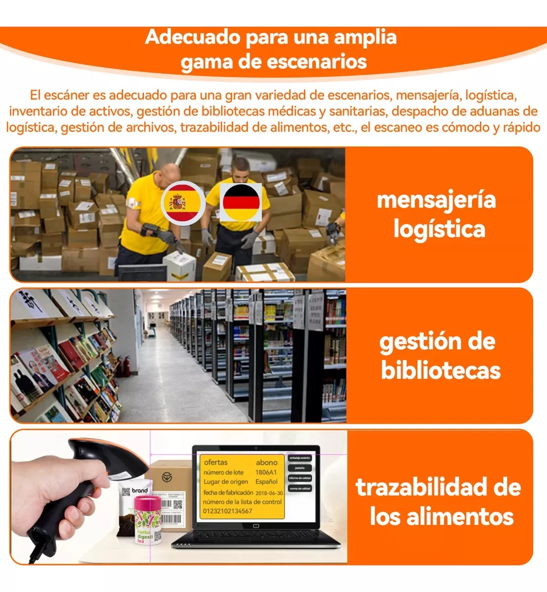 BWHS-25L 2D QR-Barcode-Scanner 2,4 GHz Wireless + für Bluetooth + USB-Verbindung liest PDF417 Datamatrix EAN13 UPC Postcode32