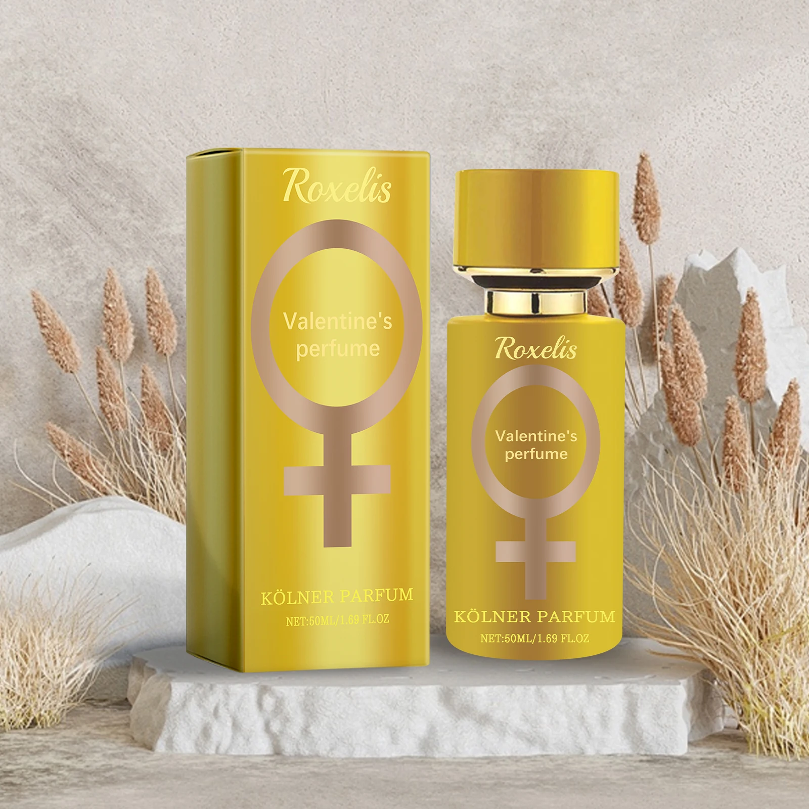

Valentine's Day Eau de Cologne Romantic Natural Scent Long Lasting Perfume for Couples Daily Use Travel Size