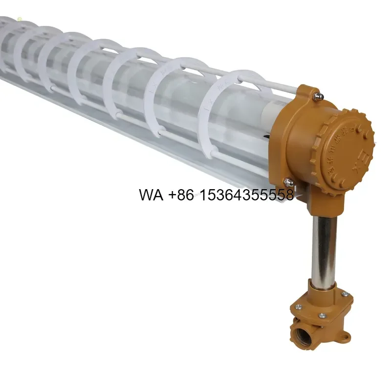 Wmwmnu for ATEX IP55 18W 36W Single T8 Tube LED Explosion Proof Fluorescent Light with 50000 Hours Lifespan