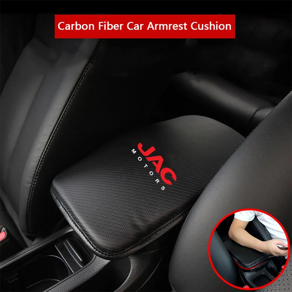 Car Armrests Storage Box Cover Pad For JAC S2 S3 S4 S5 Vapour T6 T8 X4 X7 X8 A5 R3 iEVS4 iEV7 iC5 QX Refine J3 J4 J7 JS3 JS4 KR1