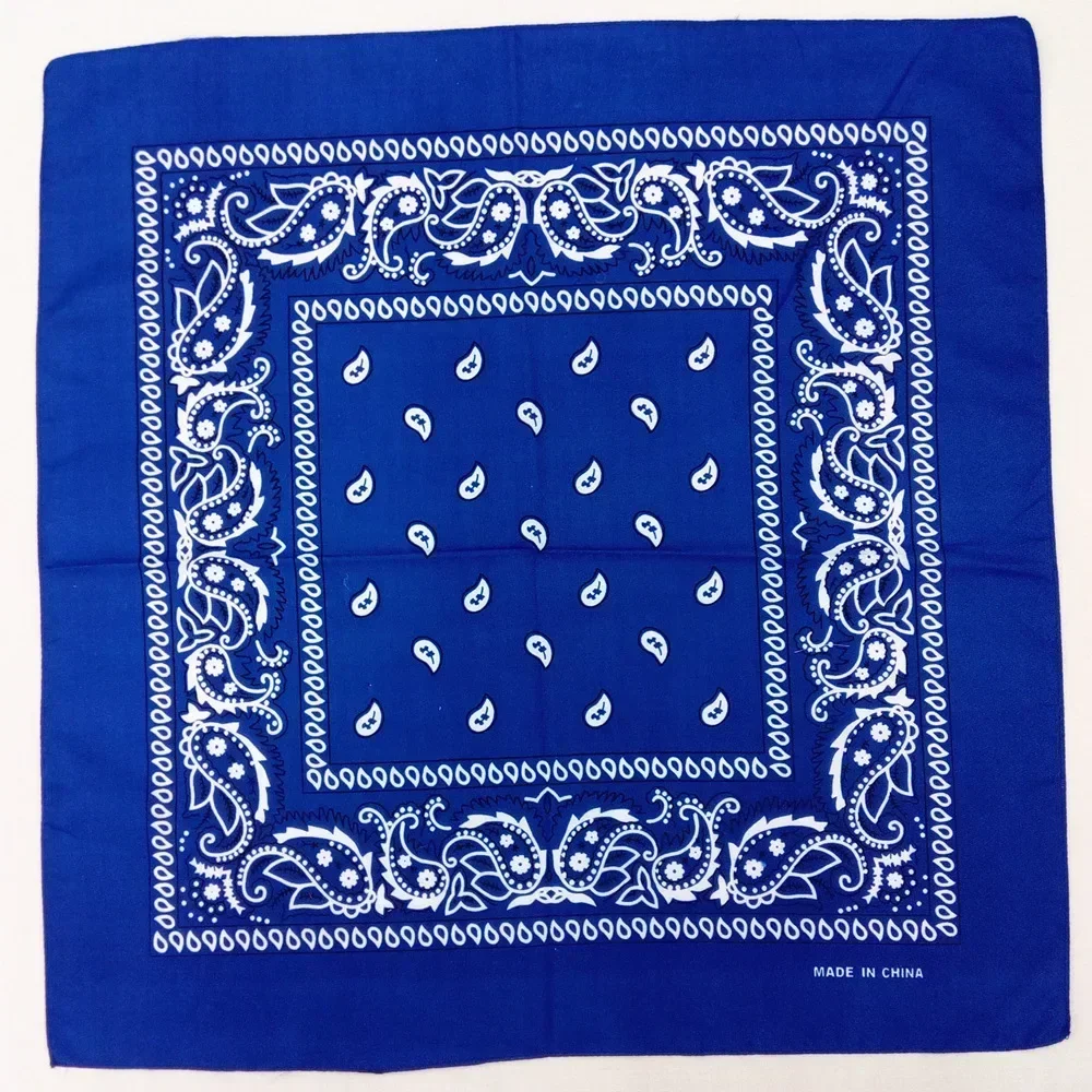 55cm * 55cm Outdoor-Sport Bandana Schal Gesichts maske Reiten Camping Radfahren Kopftuch Rohr Armband Paisley Stirnband Frauen Männer – Detail 15