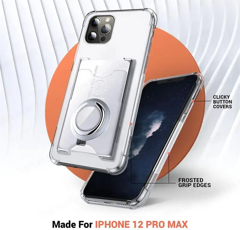 المغناطيس حلقة حامل فتحة للبطاقات الحال بالنسبة Redmi ملاحظة 12 4G للصدمات شفافة لينة غطاء ل Redmi نوت 12 10 9 برو 11S 10S #3