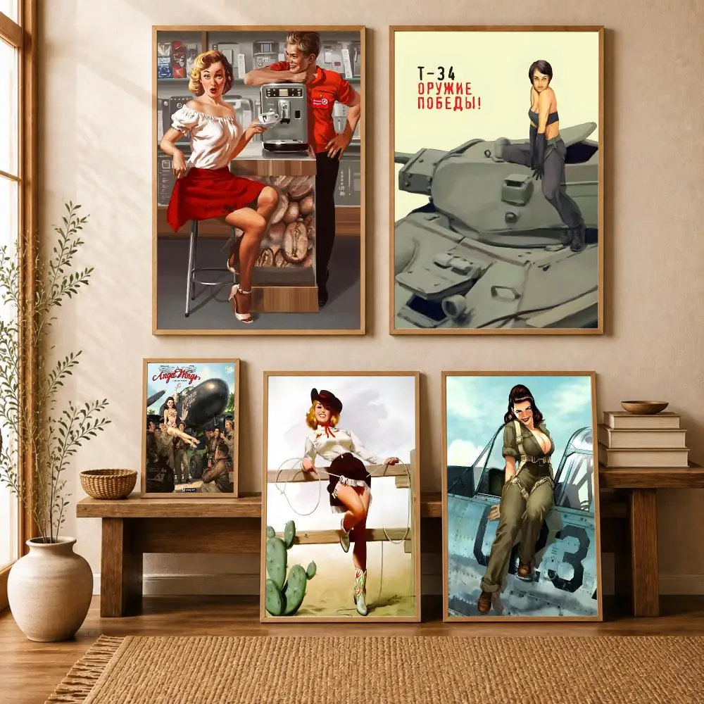 Soviet Stalin retro Poster Modern Home Living Bedroom Bar Hallway Waterproof Wall Art Aesthetic Decor