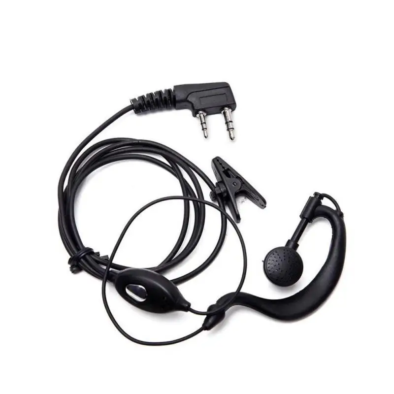 2 Pin Walkie-Talkie Headset Wired Two Way Ham Radio Earpiece Earphone For Baofeng BF-888S UV5R Walkie Talkie 992 Earwear