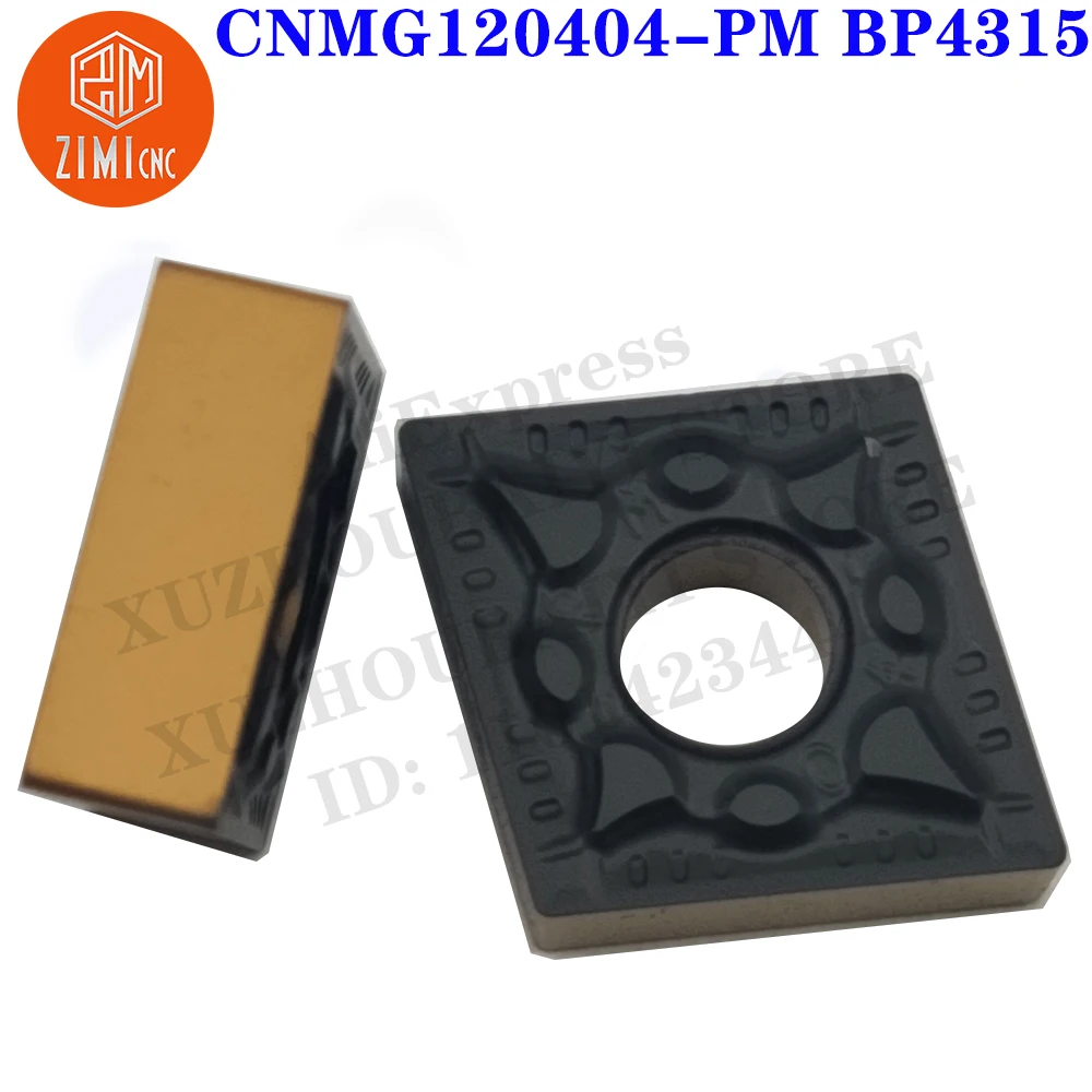 CNMG120404-PM BP4315 CNMG120404-PM Carbide Inserts Turning Tool mechanical CNC Tool metal lathe Cutter Lathe Blades cutting tool