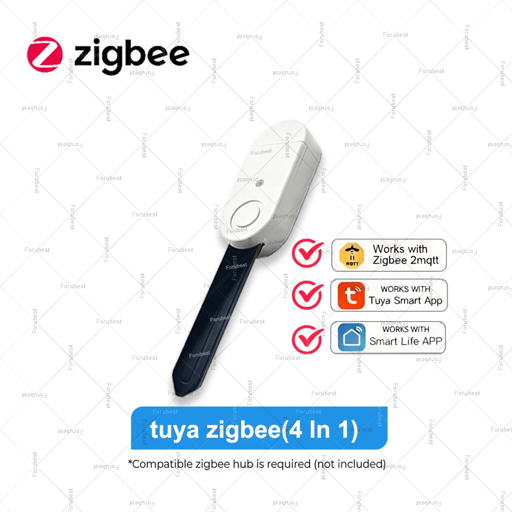 Zigbee Bodemvocht Detector Zonlicht Vruchtbaarheid Temperatuur Vochtigheidsmeter Slimme Bodemtester Vochtsensor Real Time Monitor