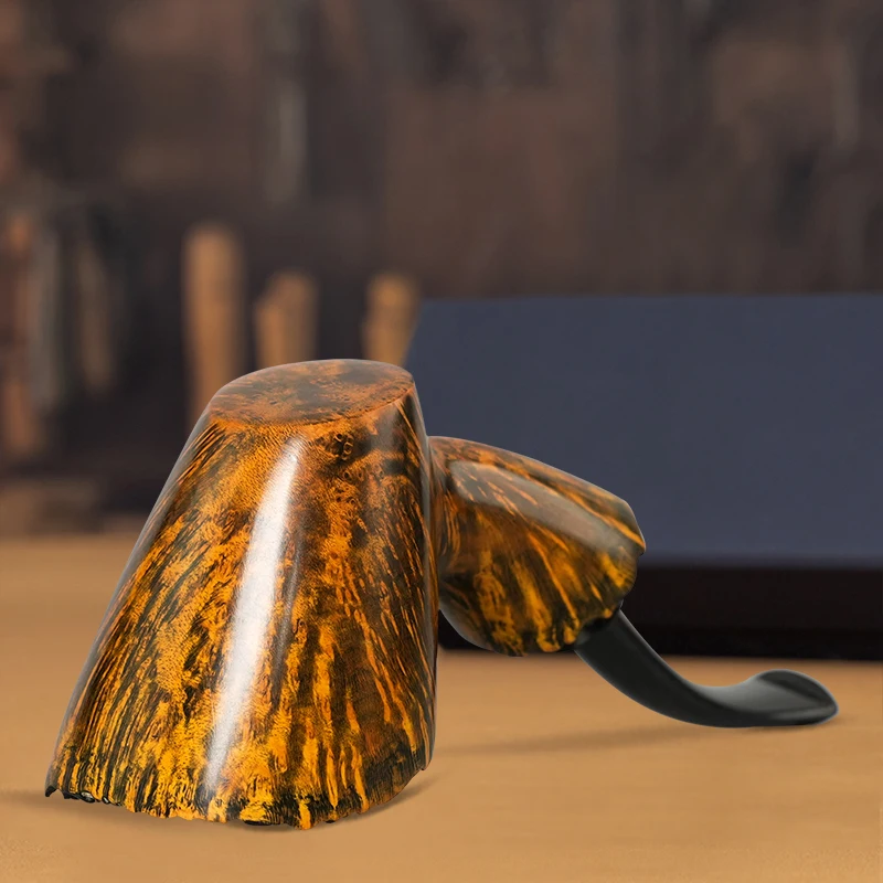 أنبوب تدخين مصنوع يدويًا من خشب البامبو ، سلسلة الخزامى ، كمامة الفم ، الخشب الصلب ، السعال الملون ، قطر 20 * #3