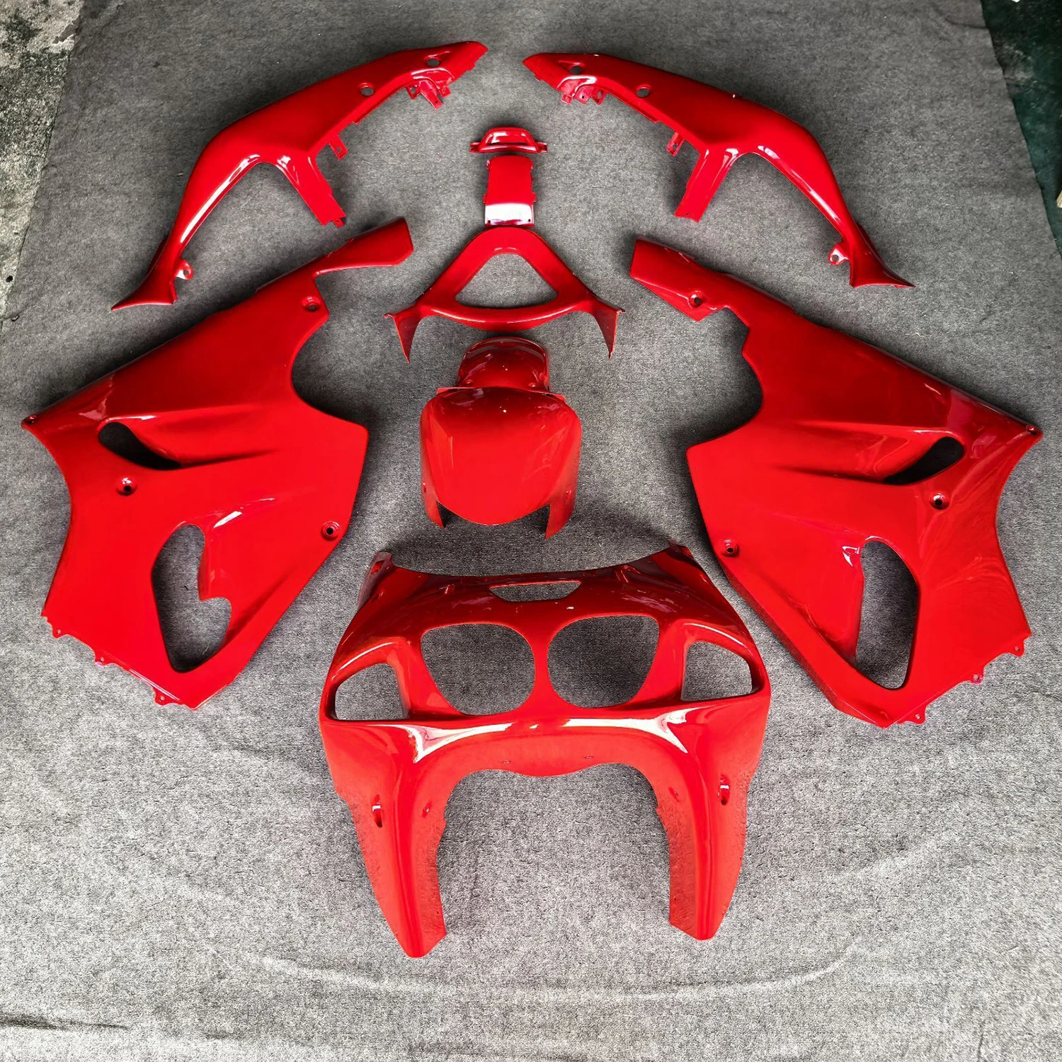 

Fit For Kawasaki 1996 - 2003 Ninja ZX7R ZX750 Motorcycle Plastic Bodywork Fairing Kit Set ZX-7R