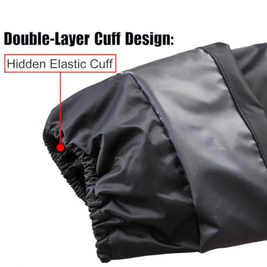 EI Sonador Classic Long Rain Coats for Men, Hooded Raincoats Rainwear for Waterproof Work, Breathable, Rain Jacket Poncho view 5