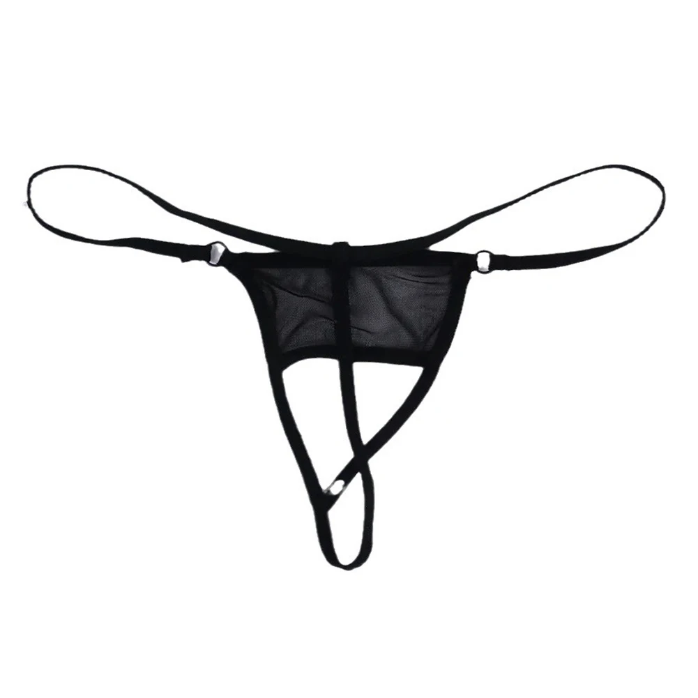 

Womens TBack See Through Gay Underwear For Hot Man Sexy Lingerie Femboy Crotchless Thin Strap Hollow Low Rise Male Sexy Panties