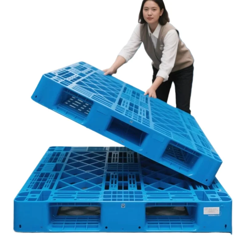 

Thick Euro Standard Plastic Pallet 1200*1000*150mm for Big Warehouse Storage and Logistics Made From