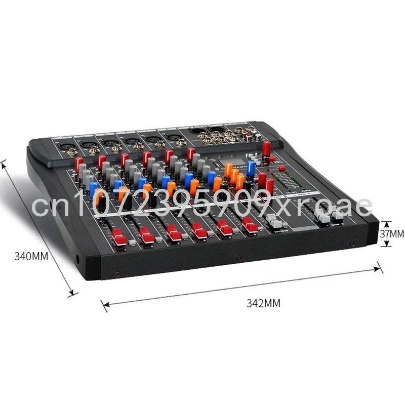 Professional USB Sound Card for Stage Recording, 6-Channel, High and Low Tone,Bluetooth, DJ, Model Number Certification, Compute