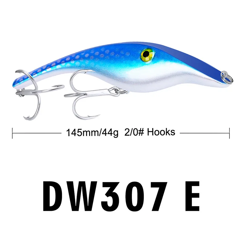 ZWICKE 14CM 43G Jerk Bait Sinking Hard Body Minnow Saltwater Lipless Crank Wobbler Fishing Lure Jerkbait for Pike Musky Fishing