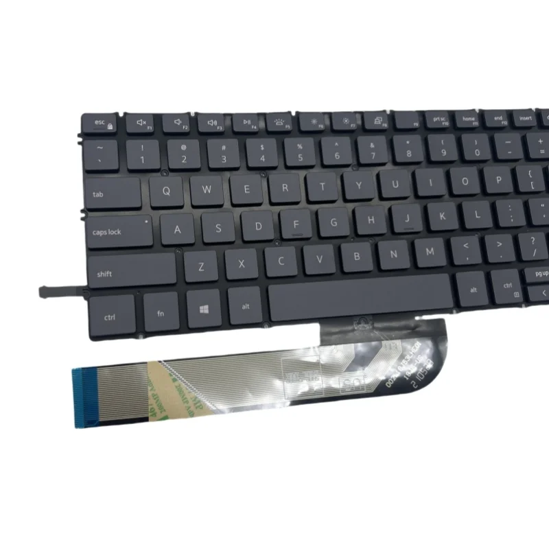 Dell Inspiron13 5390 5391 7390 7391 14 5493 5498 7490 7491 5490 5494 P42E P83F Latitude 3301 3410 Backlit Keyboard BR/US Layout view 3