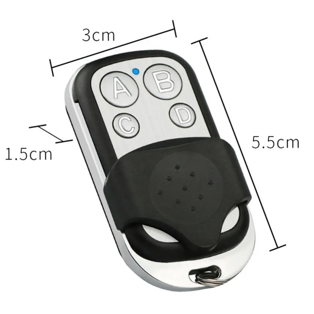 AUBESS 433/315MHz RF Remote Control 4 Button Car Key Garage Door Opener Remote Control Copy Electronic Gate Control Duplicator