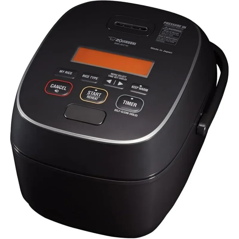 

Zojirushi NW-JEC10BA Pressure Induction Heating (IH) Rice Cooker & Warmer, 5.5-Cup, Made in Japan