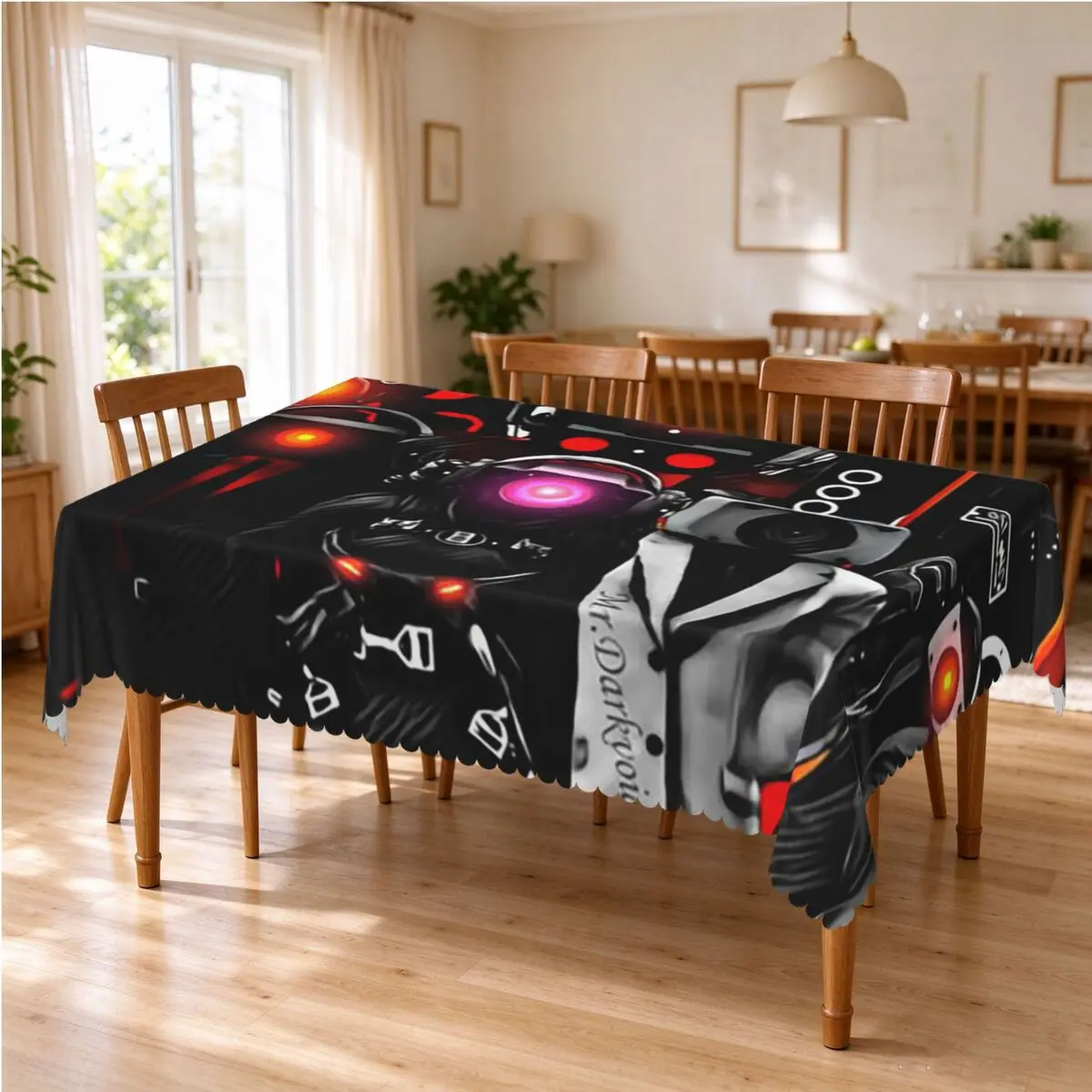 Game Titan Speakerman Skibidi Toilet Tablecloth Restaurant Kitchen Rectangular Tablecloth Festival Tablecloth Dining Table Cover