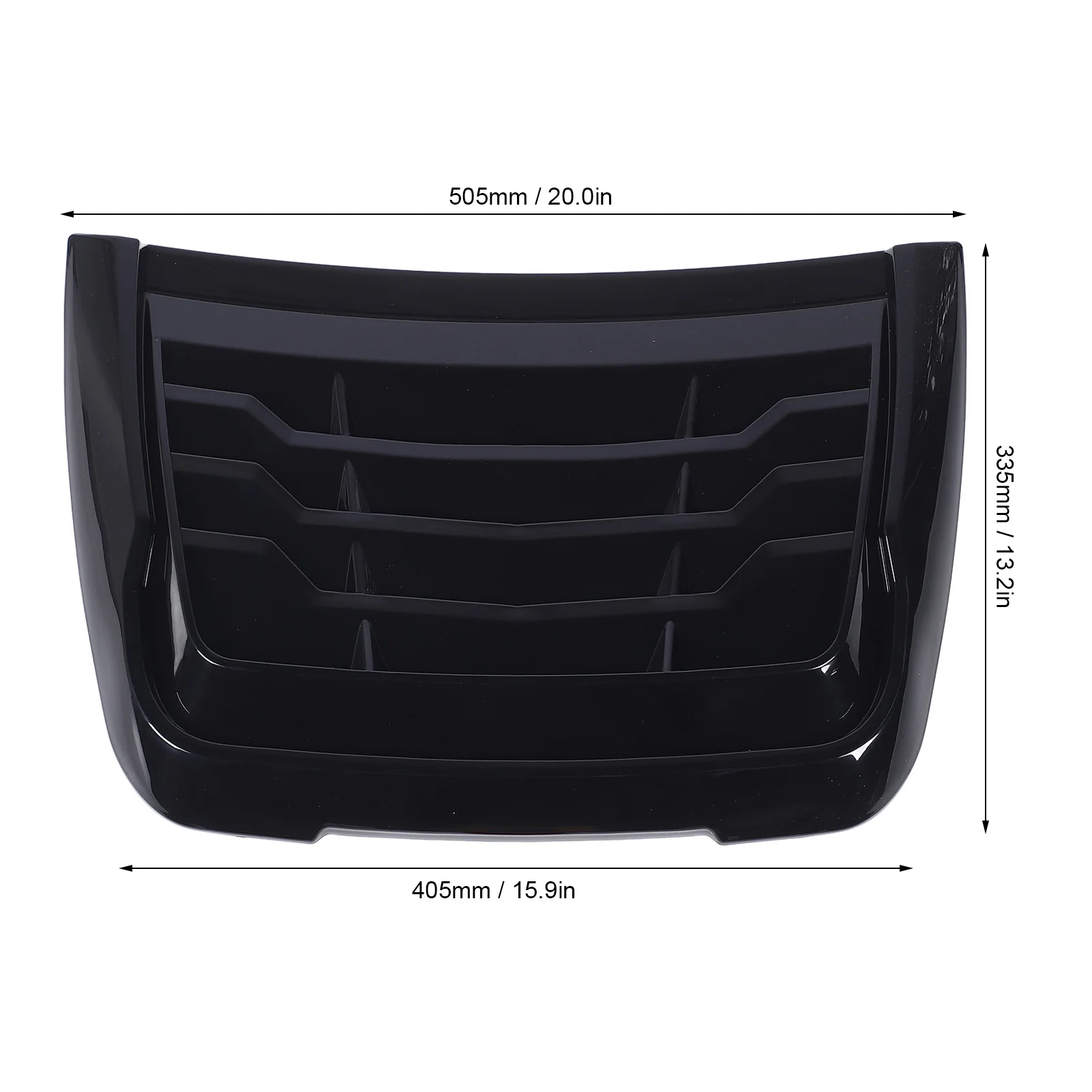 مركبة بونيه مدخل هواء تنفيس مغرفة غطاء ABS لامع غطاء أسود مدخل هواء غطاء الكسوة لفورد رينجر XLT XLS XL 2015-2022
