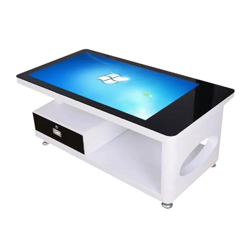 Multimedia Business Negotiation Interactive Table Electronic Inquiry Capacitive Multi-touch All-in-one Smart Touch Table