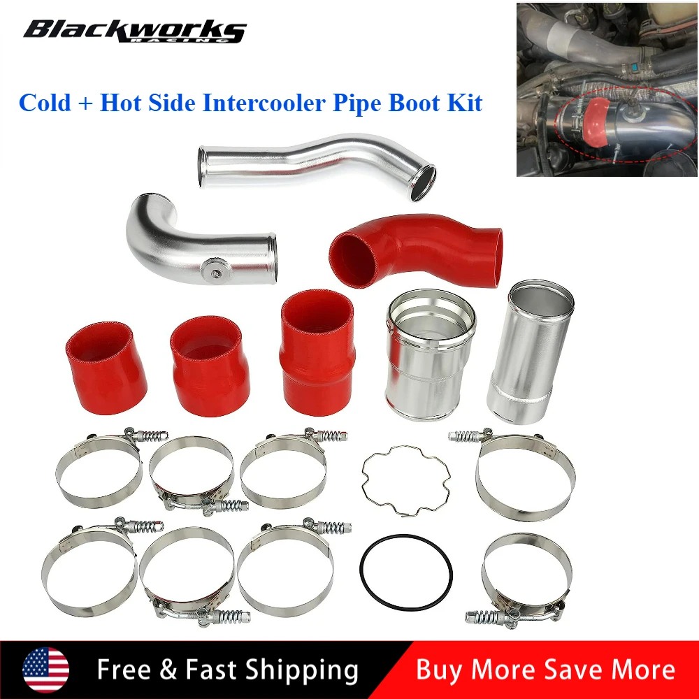 

Комплект загрузки трубы интеркулера холодной и горячей стороны для Ford 6.7L 2011-2016 F-250/F-350/F-450/F-550 Powerstroke Diesel