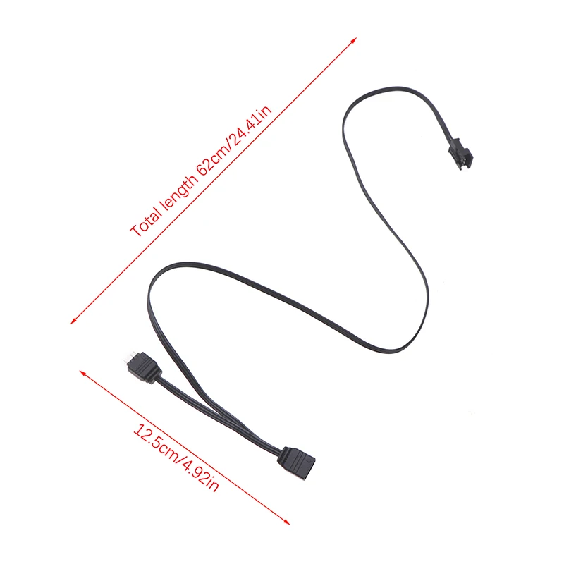 Cabo Adaptador Motherboard, Symphony Light Control, Conversor de Fiação, Splitter, Controle Motherboard, 5V, 3Pin, DRGB