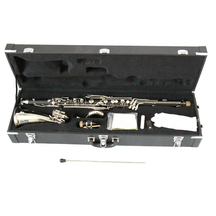 SEASOUND OEM High Quality Low E 18 Silver Keys Bass Clarinet JYCL304