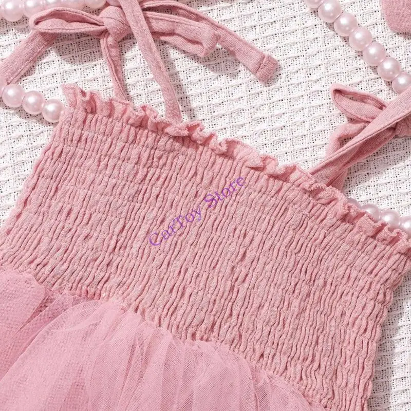 طقم فستان تصوير دوقة لحديثي الولادة مصنوع من البوليستر الناعم للفتيات الصغيرات، ملابس مريحة للارتداء أثناء التصوير