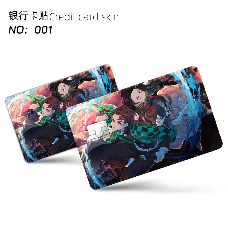 demon slayer floor sticker card rice card anime personality protection anti-scratch protection sticker card sticker anime figure