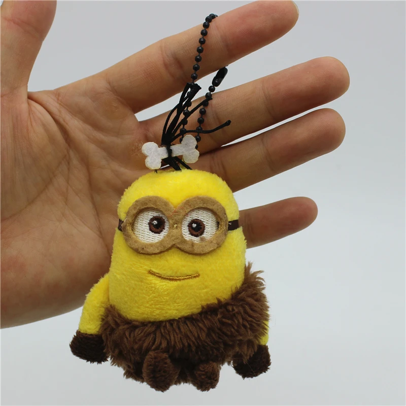 1 Stuk Verachtelijke Me Kevin Bob Minions Pop Sleutelhanger Schattige Minion Pluche Hanger Auto Sleutelhanger Kinder Speelgoed Feest Cadeau