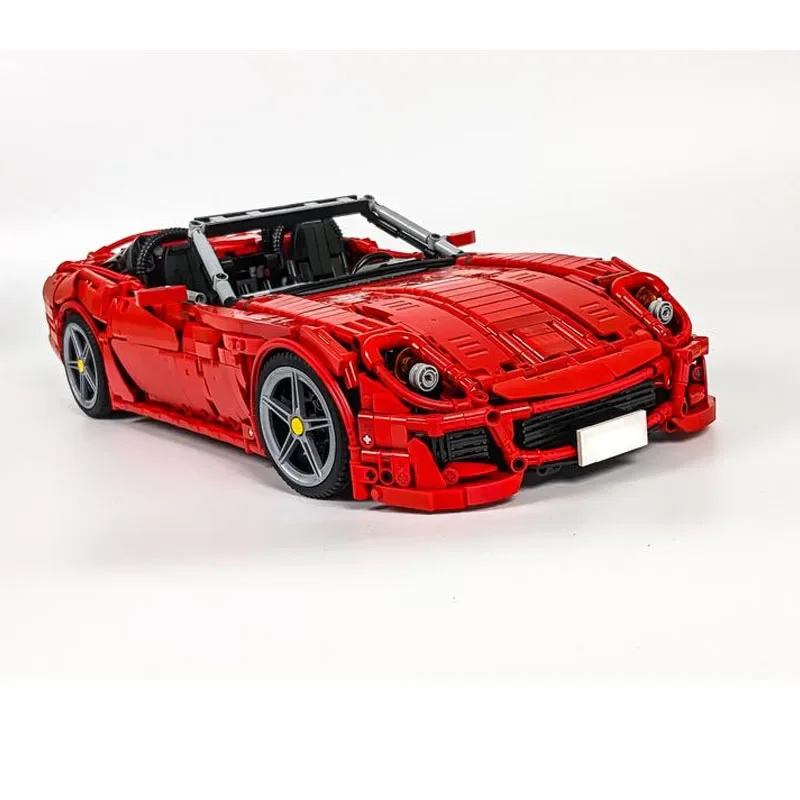 New MOC-183666 Supercar 599 SA Building Block Toy Racing Model Improved Stitching Building Blocks 2717PCS Christmas Gift