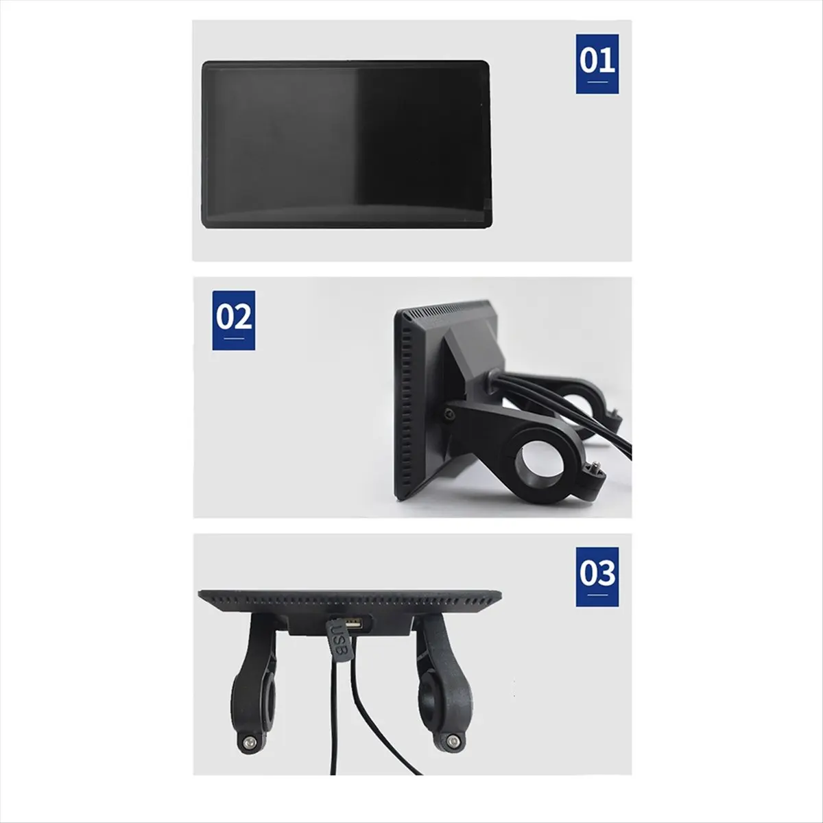 

(X07A) H8 Electric Bike LCD Meter 24V 36V 48V 60V E Scooter LCD Panel Screen for Electric Bikes E Bike Accessories SM 5+2PIN