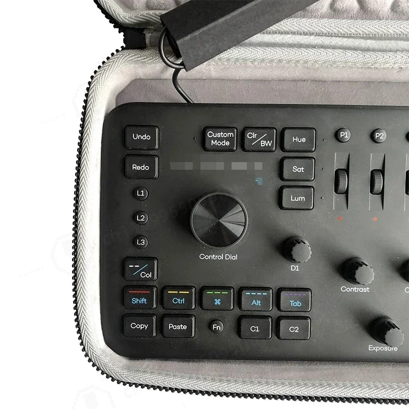 Compatible with Loupedeck+ Generation 1 & 2 photo editing keyboard storage, protection, and portable hard-shell bag/cover