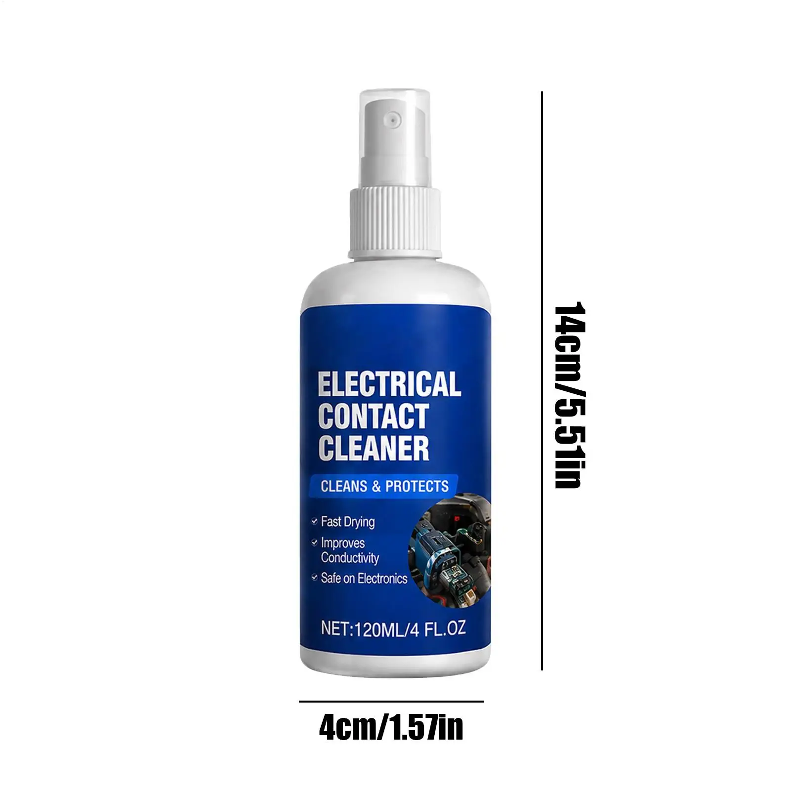 120ml Electronic Contact Cleaner Spray Wiring Connector Maintenance Spray Fast Drying Electrical S witch Wiring Cleaner - view 6