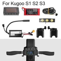 E-Scooter Display Screen*1 Controller Driver*1 Connection Cable*1 Display Cove*1 Handlebars+Lights*1 for Kugoo S1 S2 S3 Parts