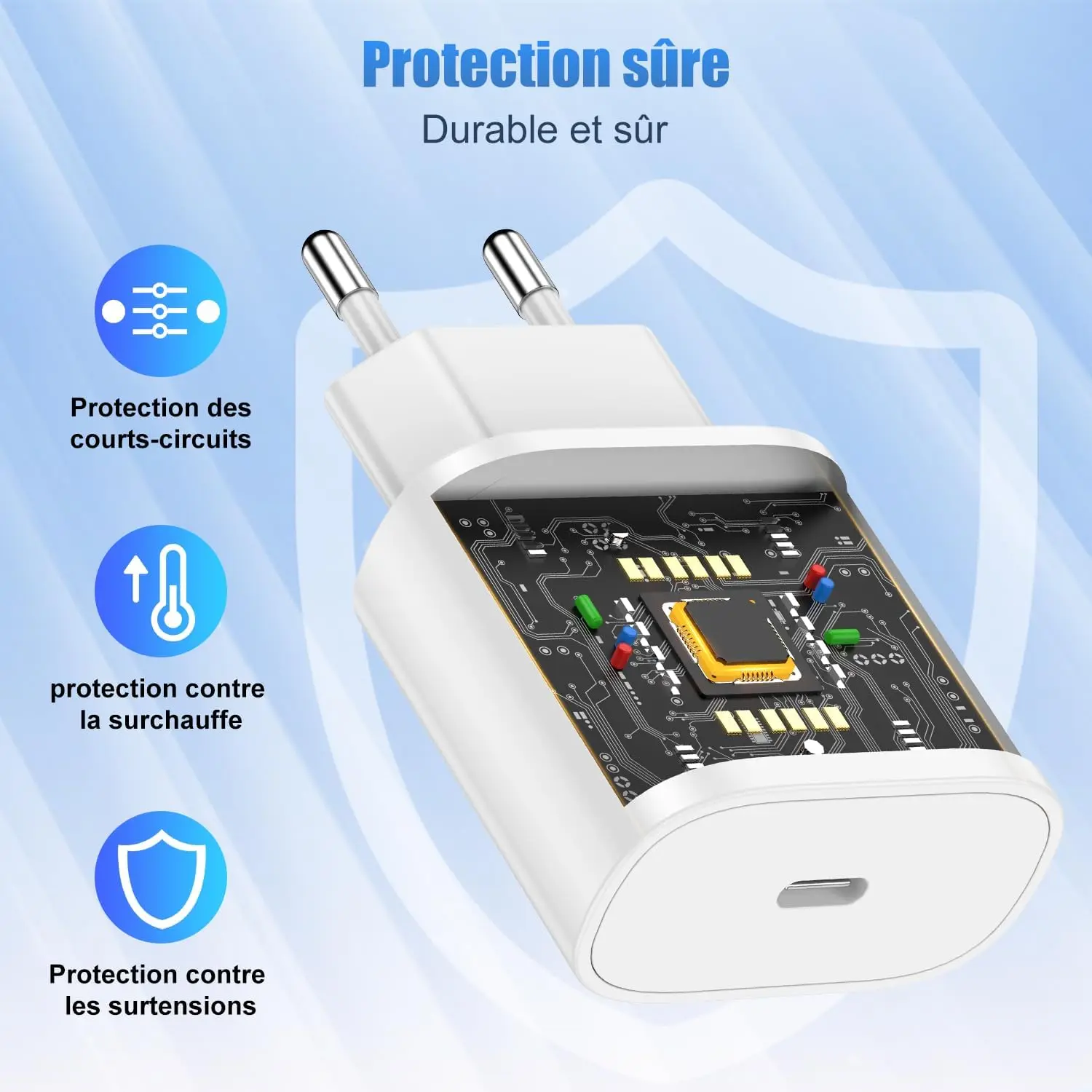 Szybka ładowarka ścienna PD 35W USB C do iPhone\'a 16 Plus 15 Pro Max Samsung Pixel Huawei Honor Szybkie ładowanie Kabel typu C do typu C 2 m