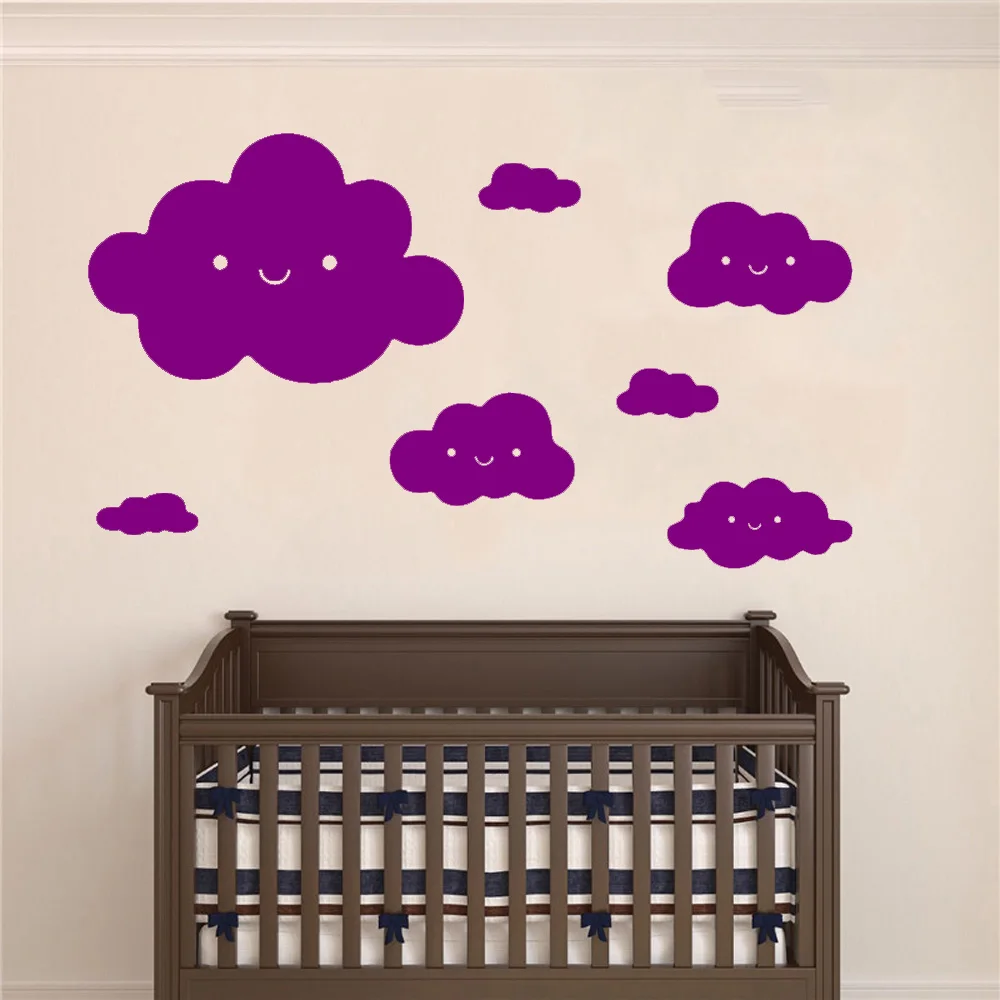 Cute clouds Wall Stickers Home accessories Minimalist style For Home bedroom Decoration Wall stickers for kids room Autocollant