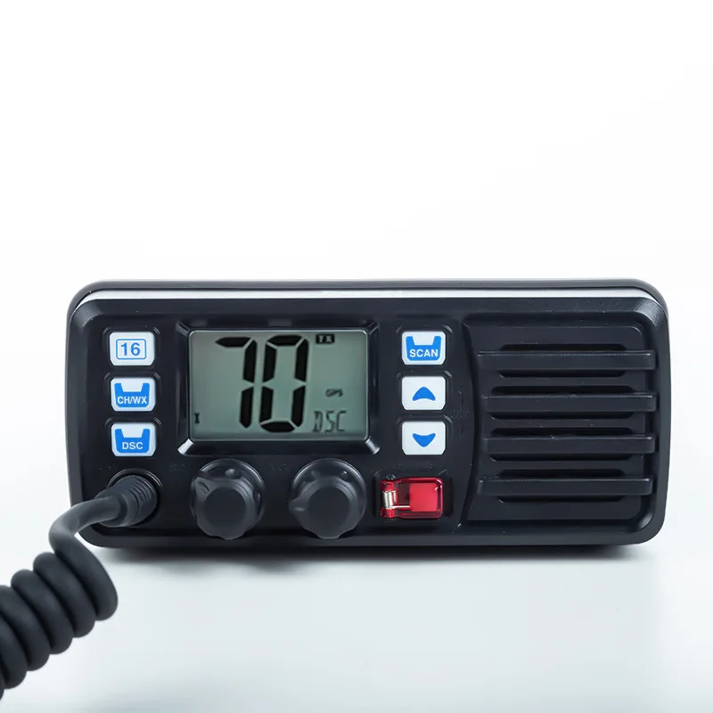 Mobile Marine Radio Float DSC Call Auto-answer Built-in  MMSI Code 156.025-157.425MHz IP67 Sea Boater VHF Transceiver