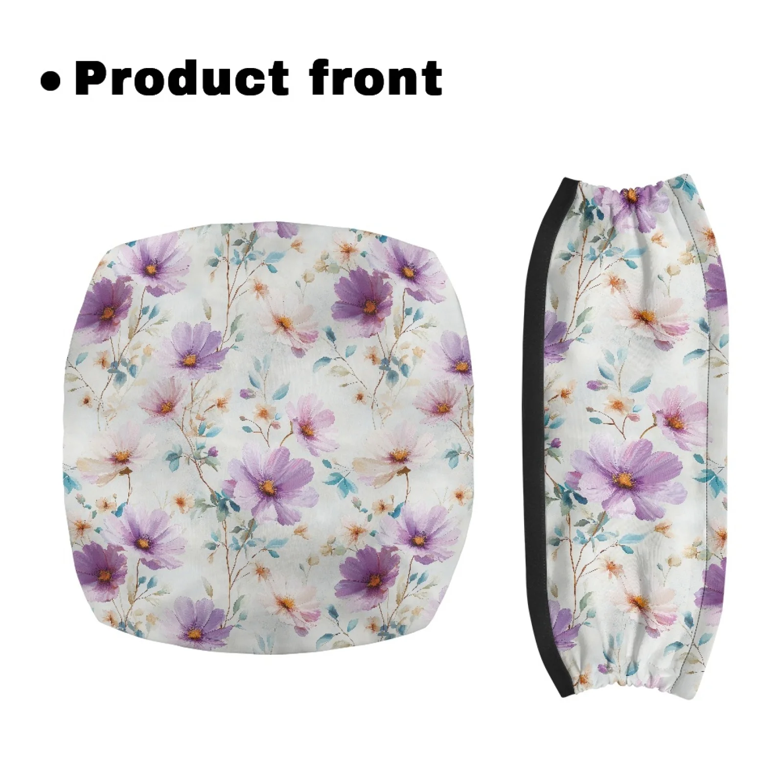 Coloranimal Improved Comfort Easy Install 2 Pcs Walker Seat Cover for Seniors for Neighborhoods Floral Design