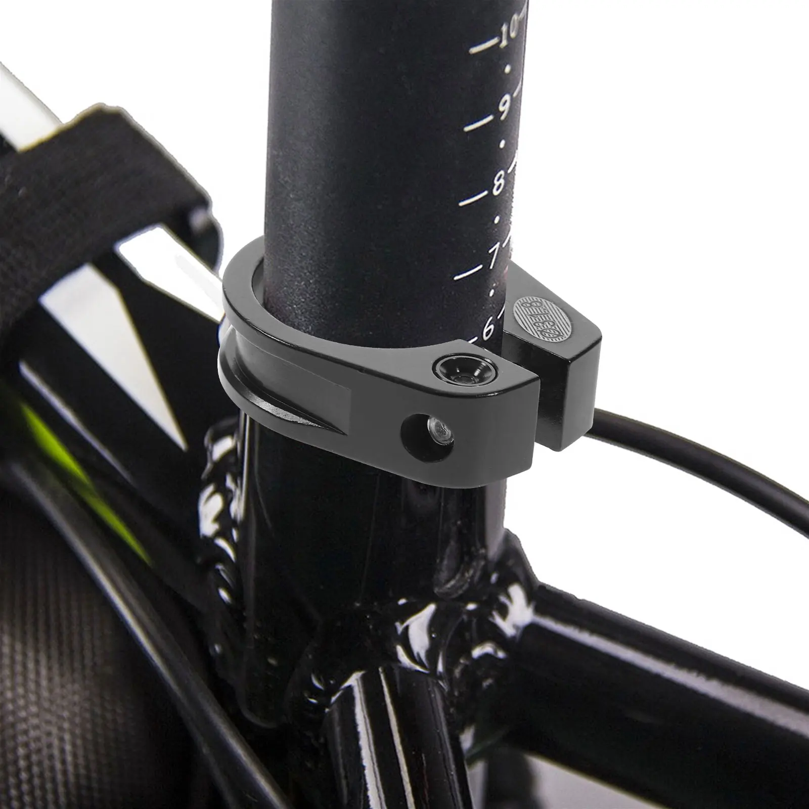 

Aluminum Alloy Seatpost Clamp Bolt Design Easy Adjust for Road Casual Bikes Bike Seat Clamp Aluminium Alloy Bike Seat Clip