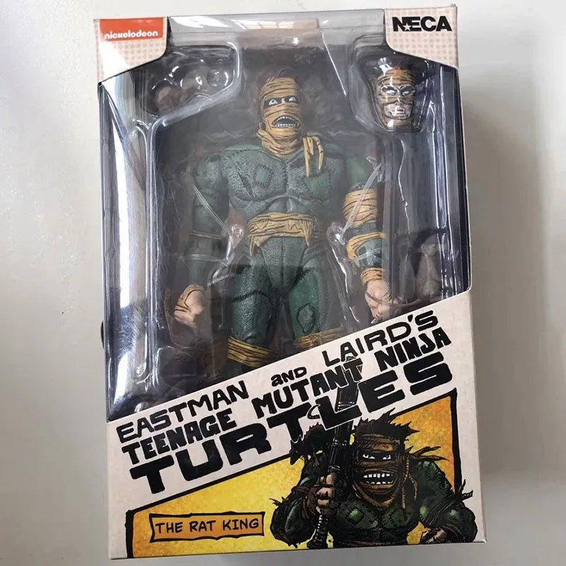 TMNT The Rat King Figure NECA 54371 Teenage Mutant Ninja Turtle Action Figuras Manga Figurine Anime Peripheral Model Original