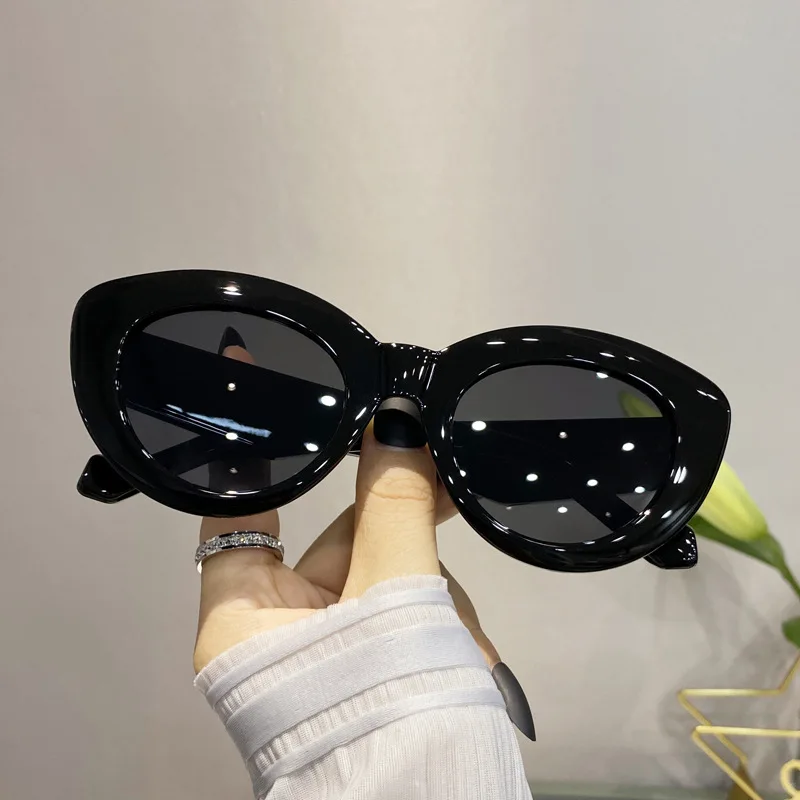 Cat Eye Shape Women's Sunglasses Vintage Retro Style Anti-glare Sun Glasses Women European American Style Men Sunglass