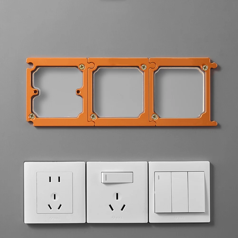 Switch Socket Opening Template 86 Type Socket Box Hole Template Wood Board Slotting Template For Cabinet Woodworking