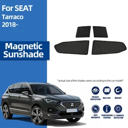 Für Seat Tarraco KN2 2018-2024 Seite Baby Fenster Sonnenschutz Visier Magnetische Auto Sonnenschutz Schild Vorne Hinten Windschutzscheibe vorhang