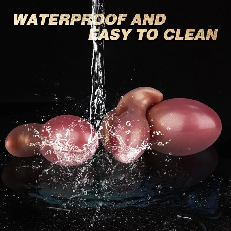 Anal Plug Wearable Egg Shaped Anal Dilator Trainer Silicone G-spot Prostate Massager Couples Sex Toys For Men Women Masturbation view 6