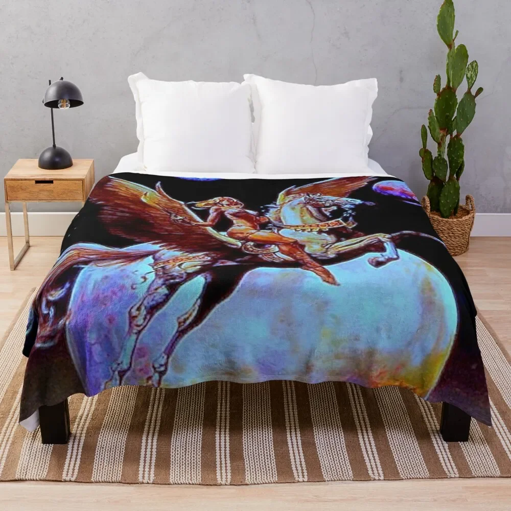 

Golden Wings neon Throw Blanket Soft Beds Sofas For Sofa Thin Decorative Throw Blankets