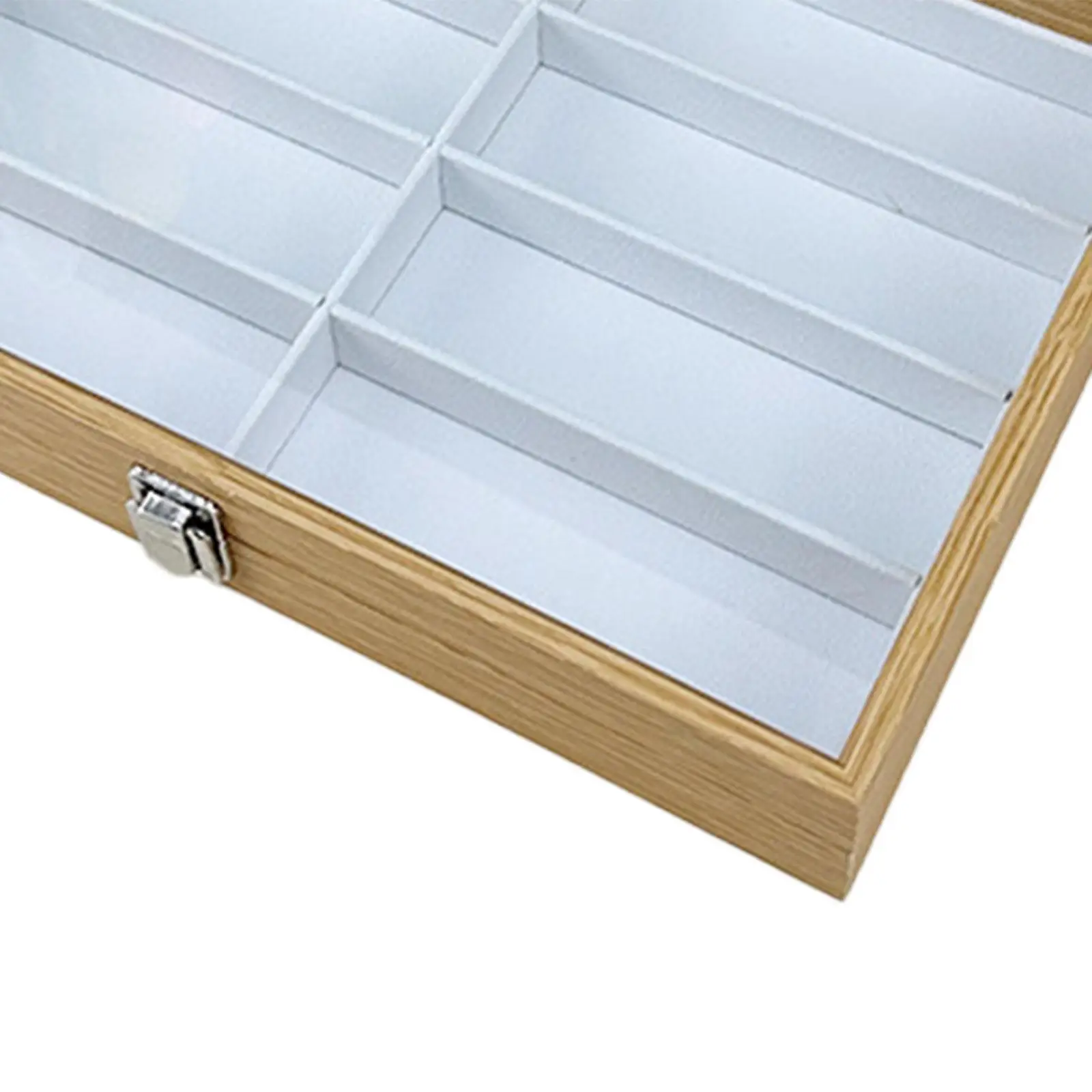 Sunglasses Organizer Multifunctional Glasses Holder with Lid Eyewear Storage Case for Showcase Home Travel Store Tabletop