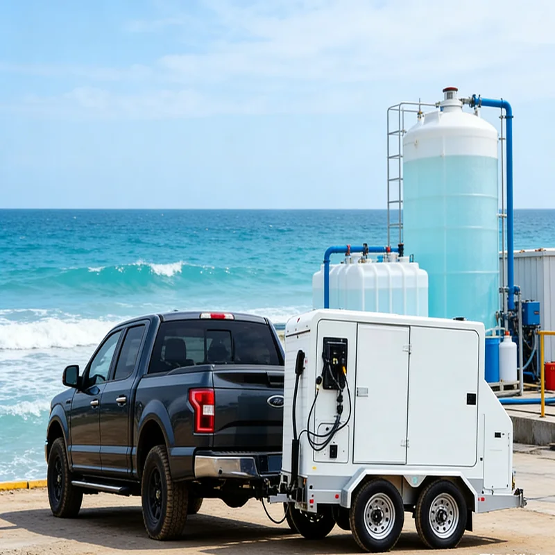Customized Mobile Energy Storage Power Trailer Large Capacity Vehicle For Logistics Park Large Scale Emergency Power Backup