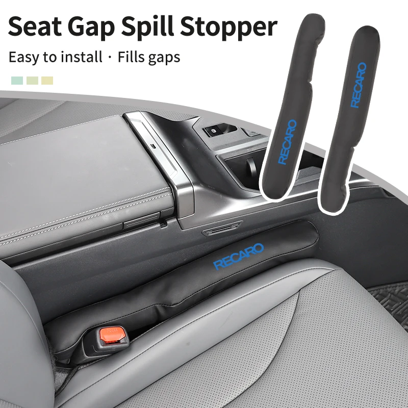 Car Seat Gap Filler Side Seam Plug Strip Leak-proof Filling Strip Accessories For Recaro Racing Auto Accessories